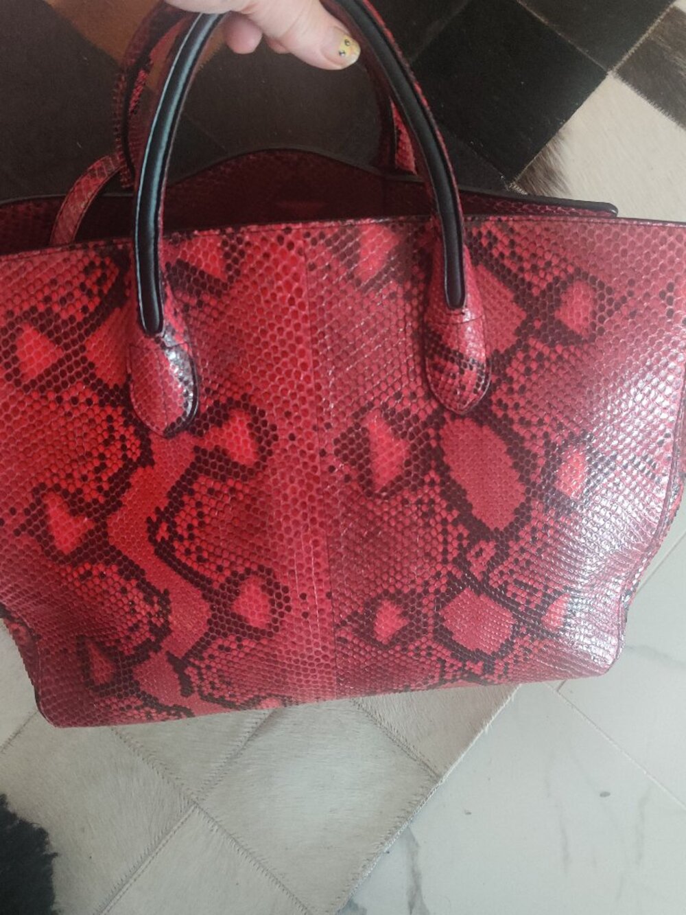 Jil Sander snakeskin bag $6595.00
